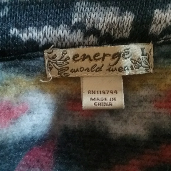 Energé World Wear Aztec Southwestern Jacket - Picture 6 of 8